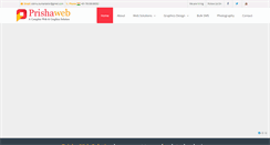 Desktop Screenshot of prishaweb.com